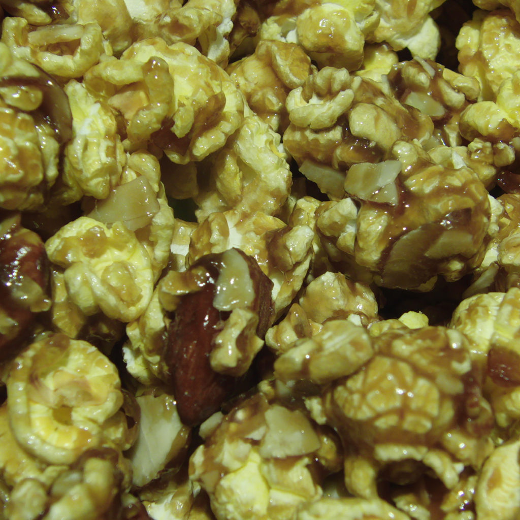 Toffee Almond Rooster's Gourmet Popcorn